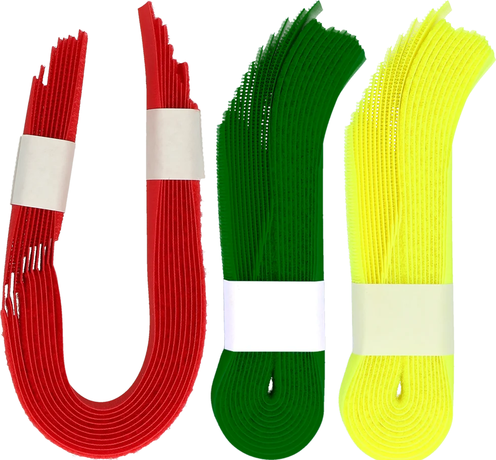 KOEH0001E_KOEH0001C-KOEH0001BGROEP.png Identifikační pásek pro krávy se suchým zipem, žlutý, 10 kusů - Obrázek 1