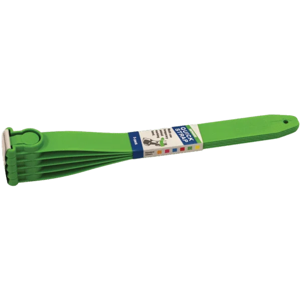 Identifikační pásek pro krávy Quick Strap zelený, 33,5 cm, 5 kusů
