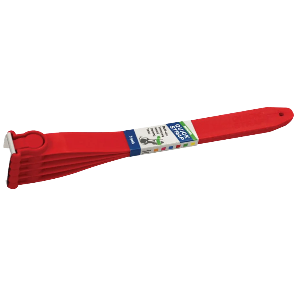 Identifikační páska pro krávy Quick Strap červená, 33,5 cm, 5 kusů - Obrázek 1
