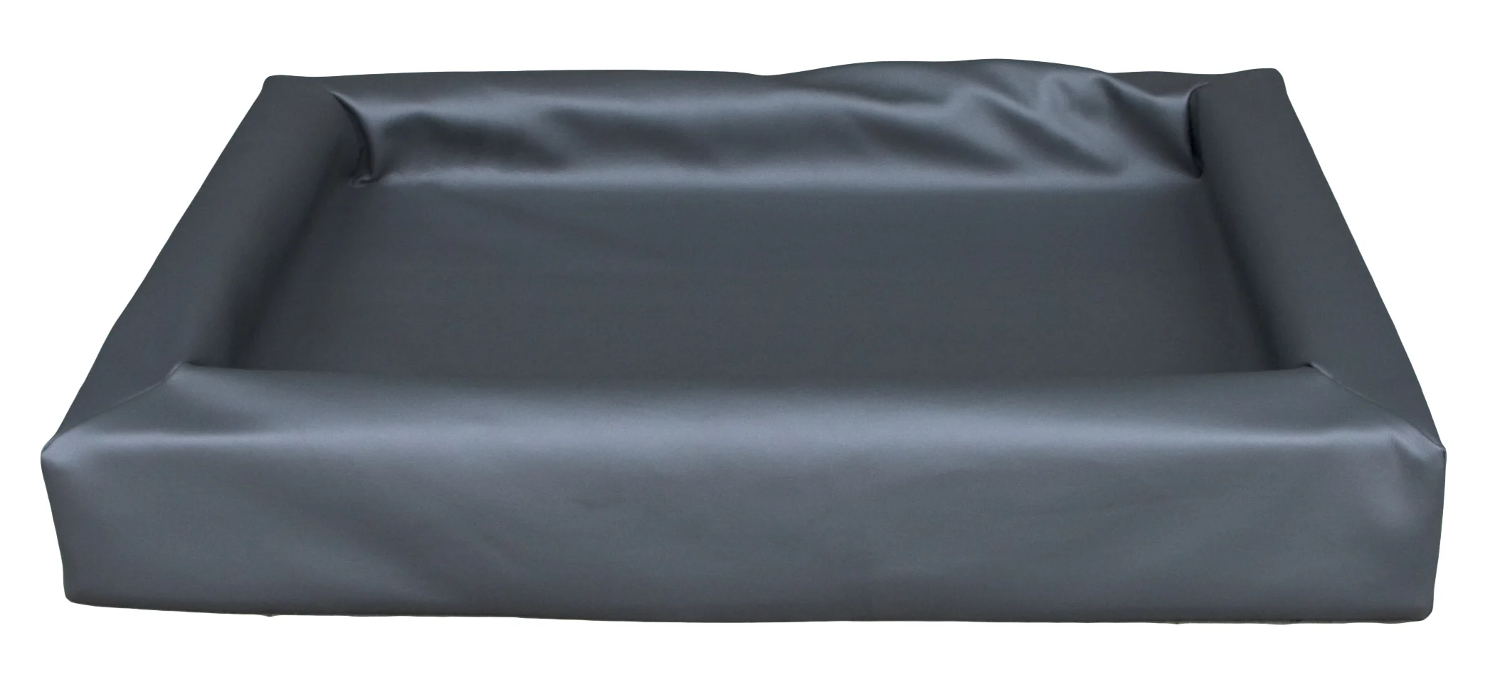 KUSS033.png Pelíšek pro psy Lounge Dogbed XL z umělé kůže se zvýšeným okrajem, 100 x 120 cm - Obrázek 1