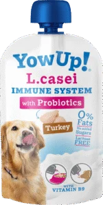 Jogurt pro psy s probiotiky a krůtou, bez laktózy, 115 g – YowUp! L. Casei Immune System Turkey