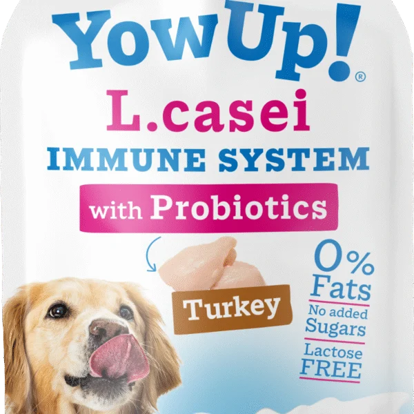 Jogurt pro psy s probiotiky a krůtou, bez laktózy, 115 g – YowUp! L. Casei Immune System Turkey