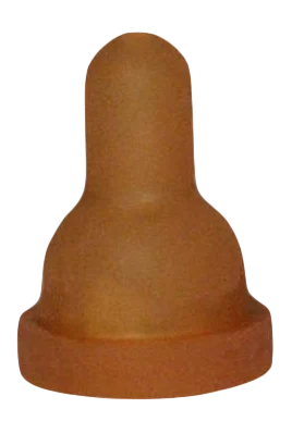 LAMM0002A.png Krátká savička do napájecího kbelíku, žlutohnědá - Obrázek 1