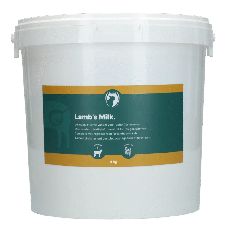 Mléčná krmná směs pro jehňata se sušeným odstředěným mlékem, 4 kg – Excellent Lammetjesmelk