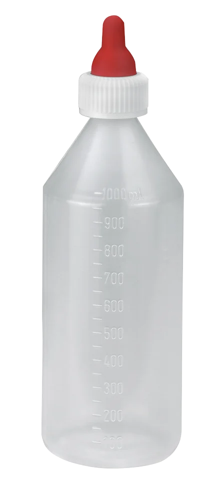 Láhev se strukovou násadkou pro jehňata a hříbata, 1000 ml - Obrázek 2