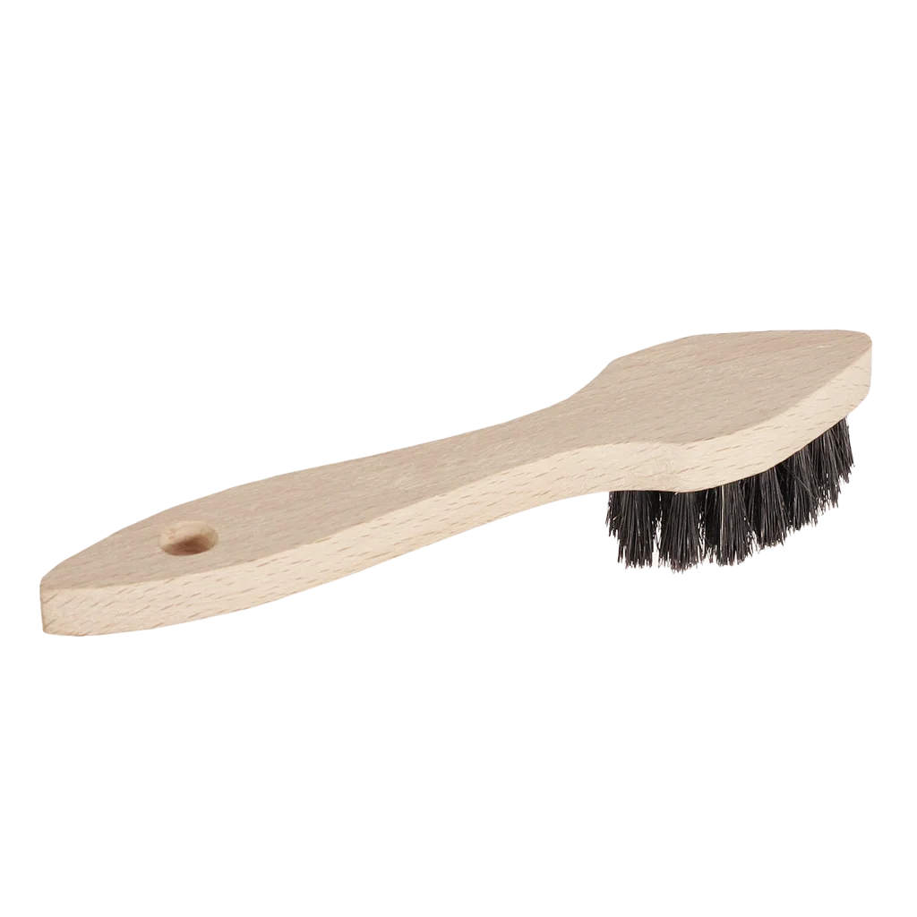 Kartáč na čištění kůže s měkkými štětinami a otvorem na zavěšení, 17 cm – Bürsten Walter - Obrázek 1
