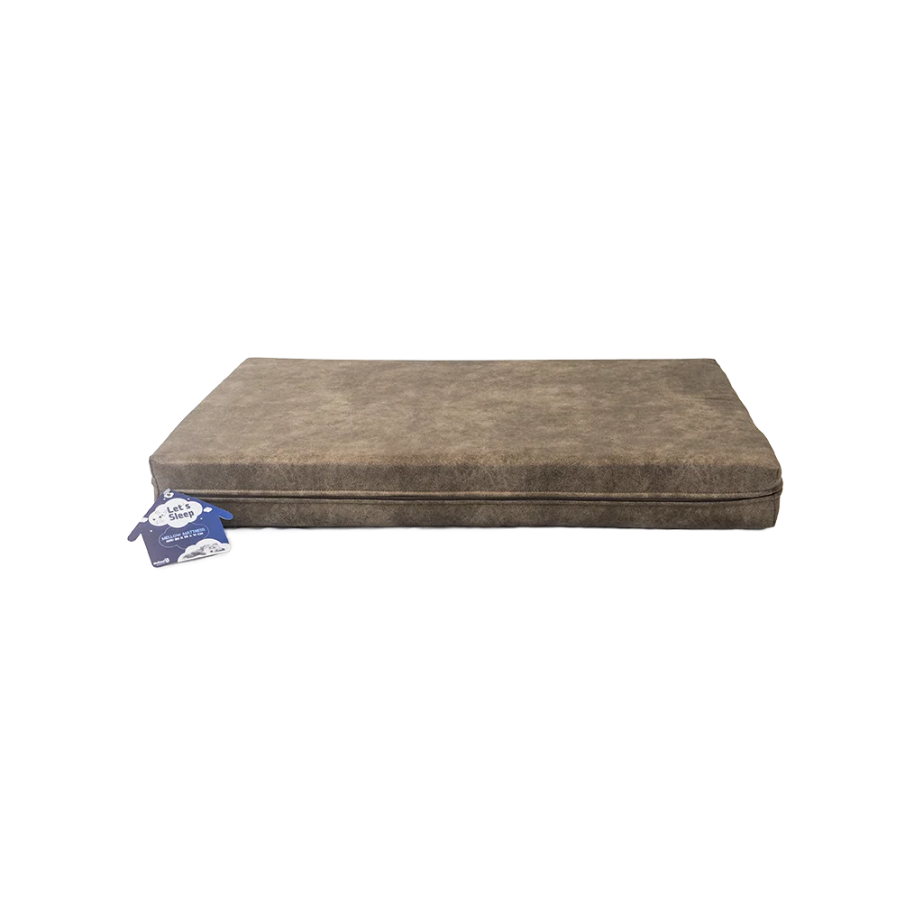 Ortopedický pelíšek pro psa s paměťovou pěnou, taupe XL, 125 x 90 x 10 cm – Let's Sleep Mellow Mattress - Obrázek 1