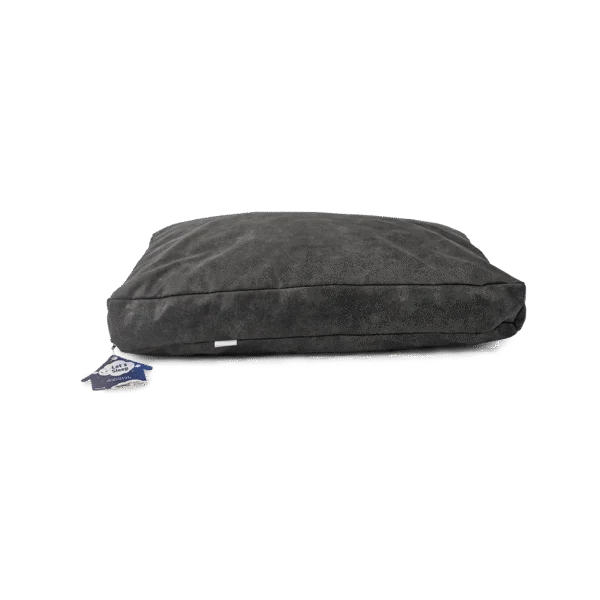 Polštář pro psa s pěnovými vločkami M antracitový, 80 x 55 x 10 cm – Let's Sleep Plush Pillow