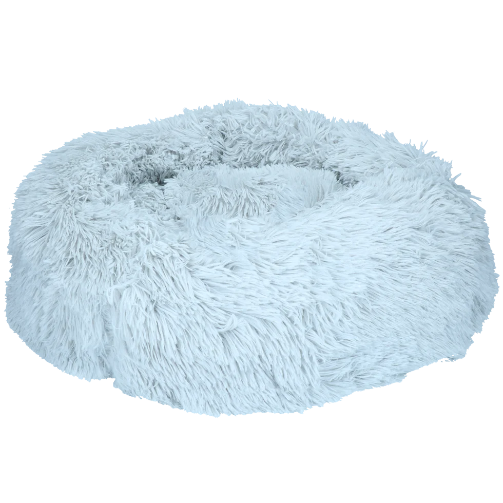 Donutový pelíšek pro psy, světle šedý M, ø 50 cm – Let's Sleep Donut - Obrázek 2