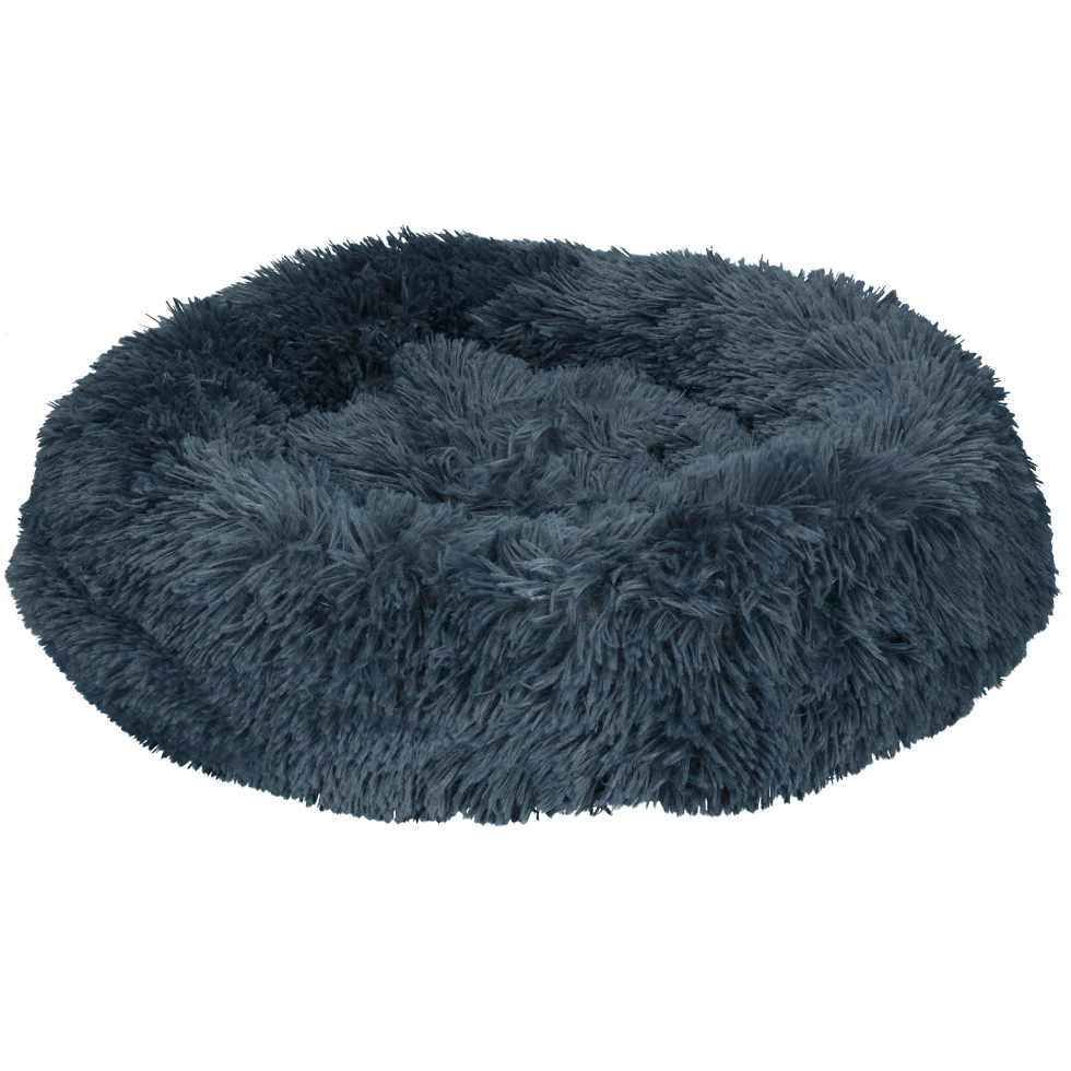 Kulatý pelíšek pro psy, tmavě šedý M, ø 50 cm – Let's Sleep Donut - Obrázek 2