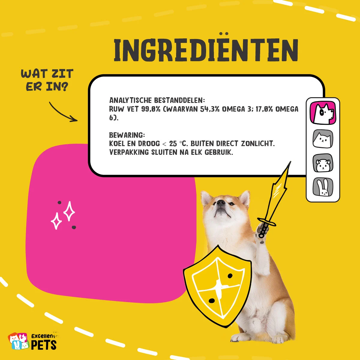 Lněný olej pro psy s omega 3, lisovaný za studena, 500 ml – Excellent Pets Linseed Oil - Obrázek 4