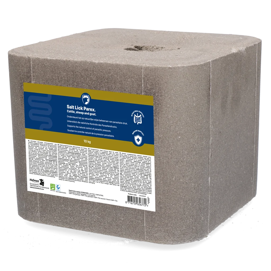 Minerální lízací kámen pro skot, ovce a kozy, 10 kg – Excellent Salt Lick Parex - Obrázek 1