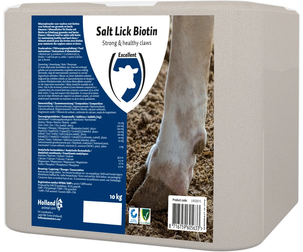 Liz s biotinem pro skot, 10 kg – Excellent Biotin - Obrázek 1