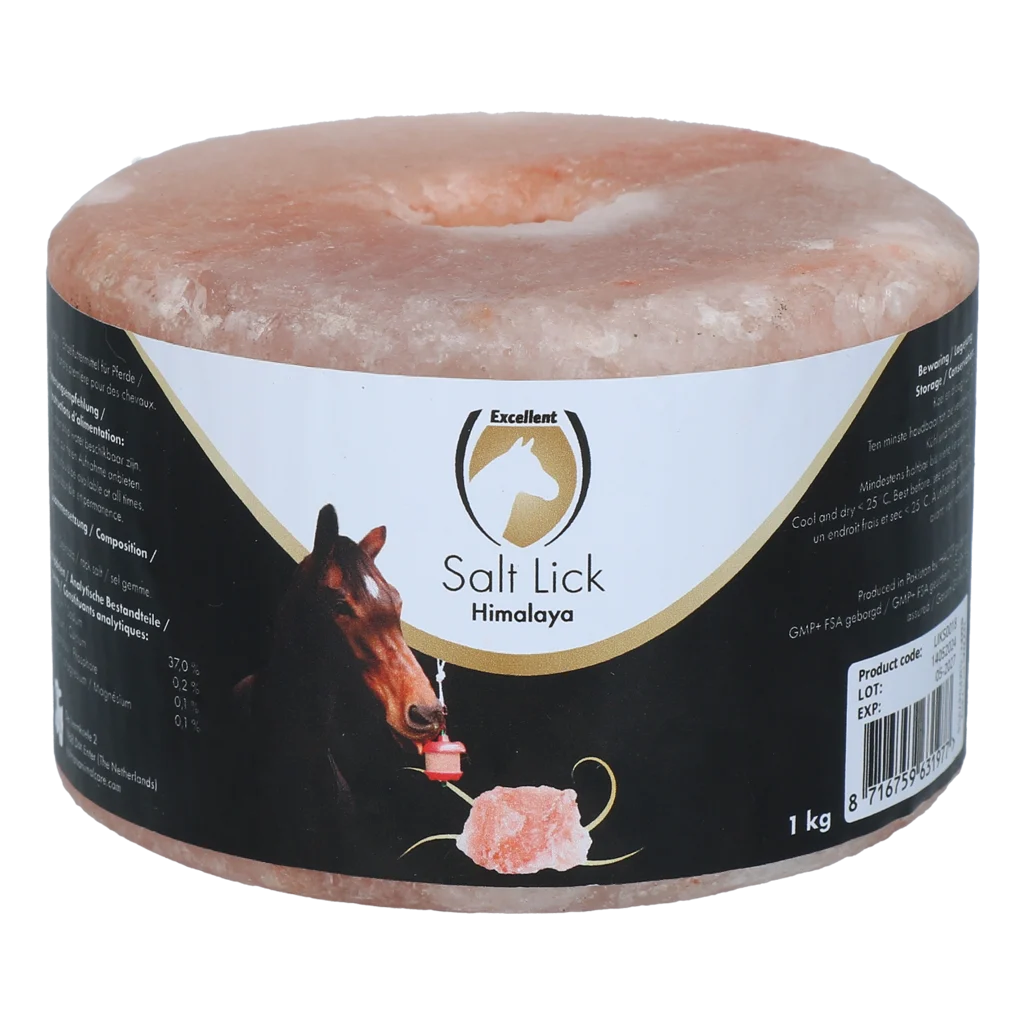 Solný liz z himálajské soli pro koně bez provazu, 1 kg – Excellent Horse Salt Lick Himalaya - Obrázek 1