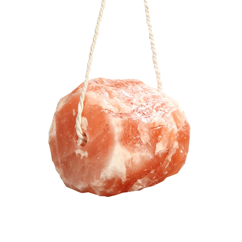 Solný liz z himálajské soli pro koně s provazem, 2 až 3 kg – Excellent Horse Salt Lick Himalaya - Obrázek 3