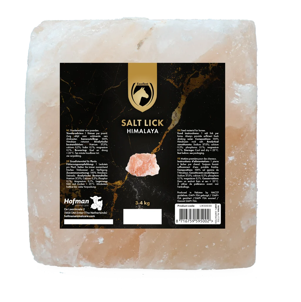 Himálajský solný liz pro koně s provazem, 3 až 4 kg – Excellent Horse Salt Lick Himalaya - Obrázek 4