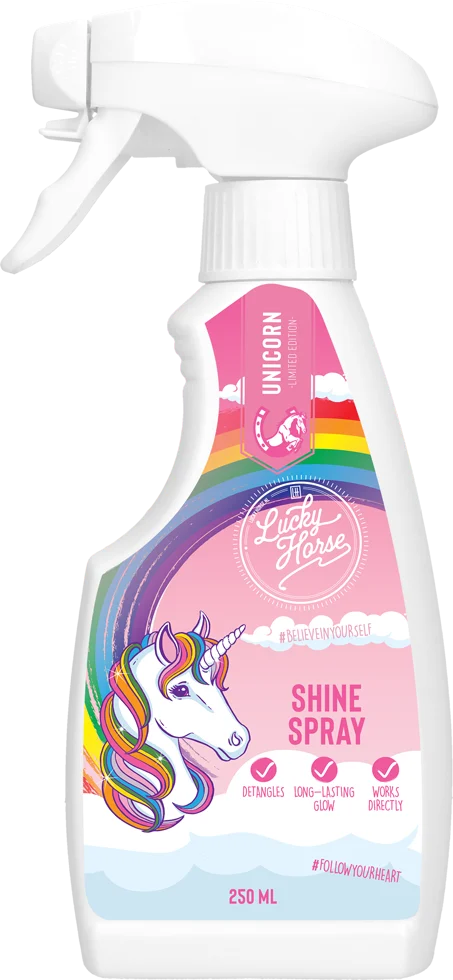Lesk ve spreji s rozčesávacím účinkem, 250 ml – Lucky Horse Unicorn Shine Spray - Obrázek 1