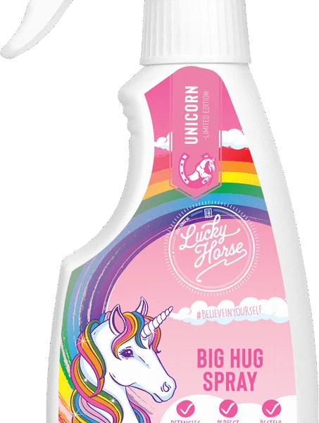 Rozčesávací sprej na hřívu a ocas koně, 250 ml – Lucky Horse Unicorn Knuffel Spray