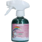 Třpytivý sprej pro koně, zelený, 250 ml – Lucky Horse Unicorn třpytivý sprej