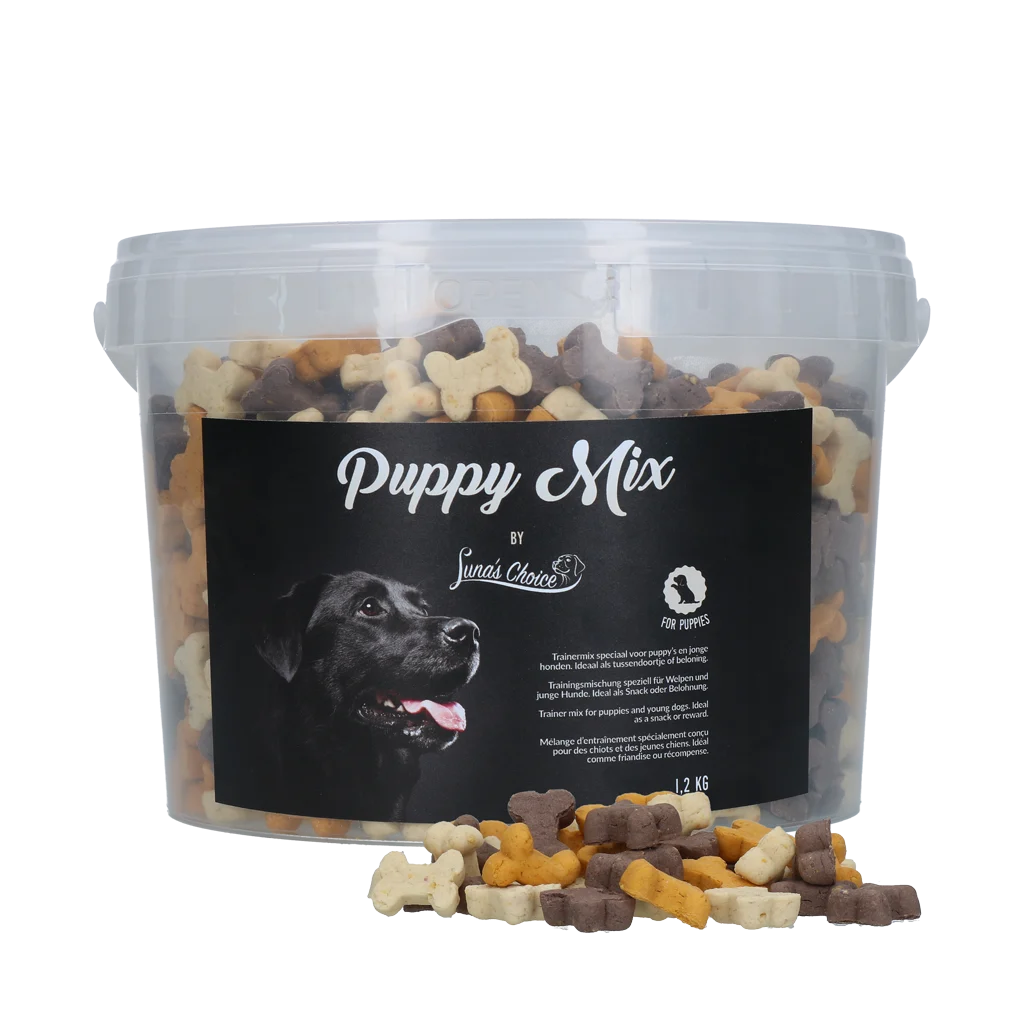 LUNA0031.png Odměnové sušenky pro štěňata, pečené v troubě – Luna's Choice Puppy Mix L - Obrázek 1