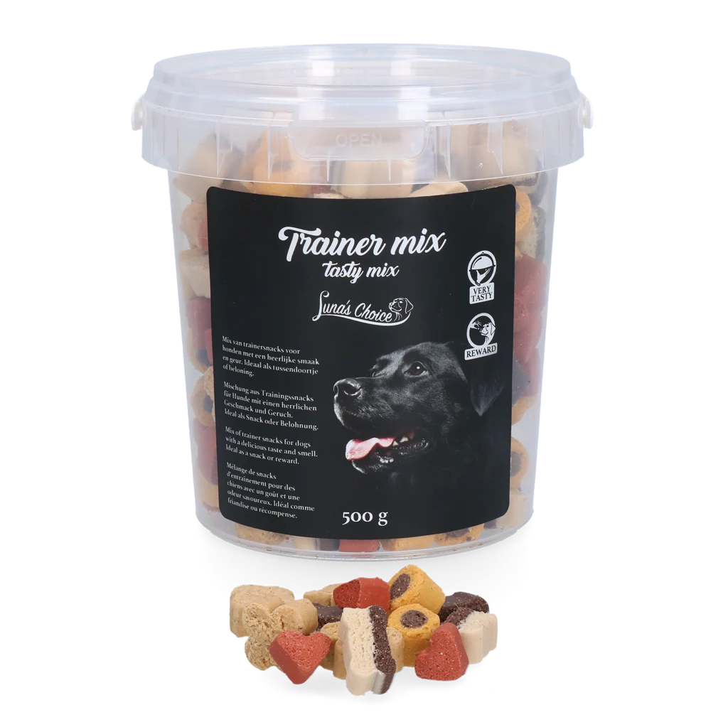 Výcvikové pamlsky pro psy, měkká směs, 500 g – Luna's Choice Trainer Mix Tasty Mix - Obrázek 1