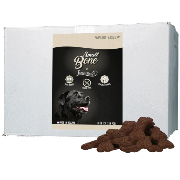 Psí sušenky, rostlinné a bez obilovin, 10 kg – Luna's Choice Plant Based Snack velké balení Bone Small
