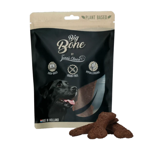 Rostlinné a bezobilné psí sušenky, 6 x 45 g – Luna's Choice Plant Based Bone L