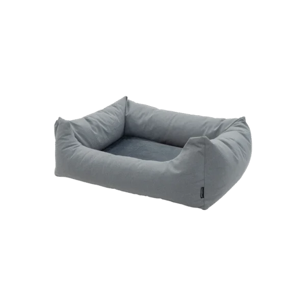 Pelíšek pro psa se zvýšenými okraji, světle šedý S, 80 x 67 x 22 cm – Madison Manchester Pet Bed