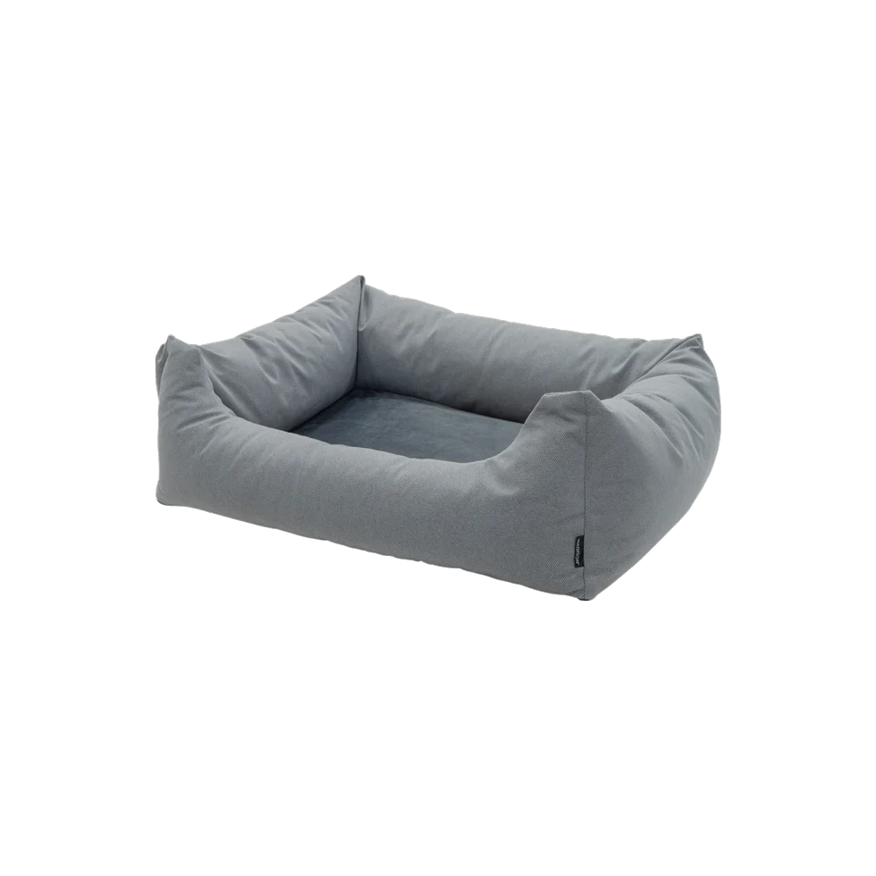 Pelíšek pro psa se zvýšenými okraji, světle šedý S, 80 x 67 x 22 cm – Madison Manchester Pet Bed - Obrázek 1
