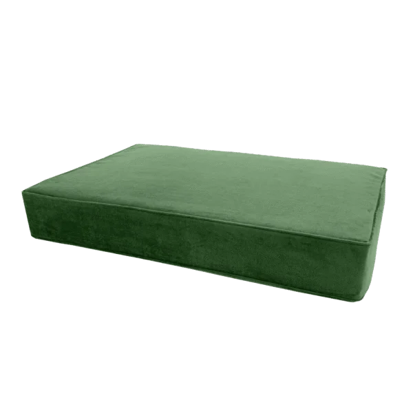 Ortopedický polštář pro psy s paměťovou pěnou, zelený S, 45 x 55 x 12 cm – Madison ortopedický polštář Velvet