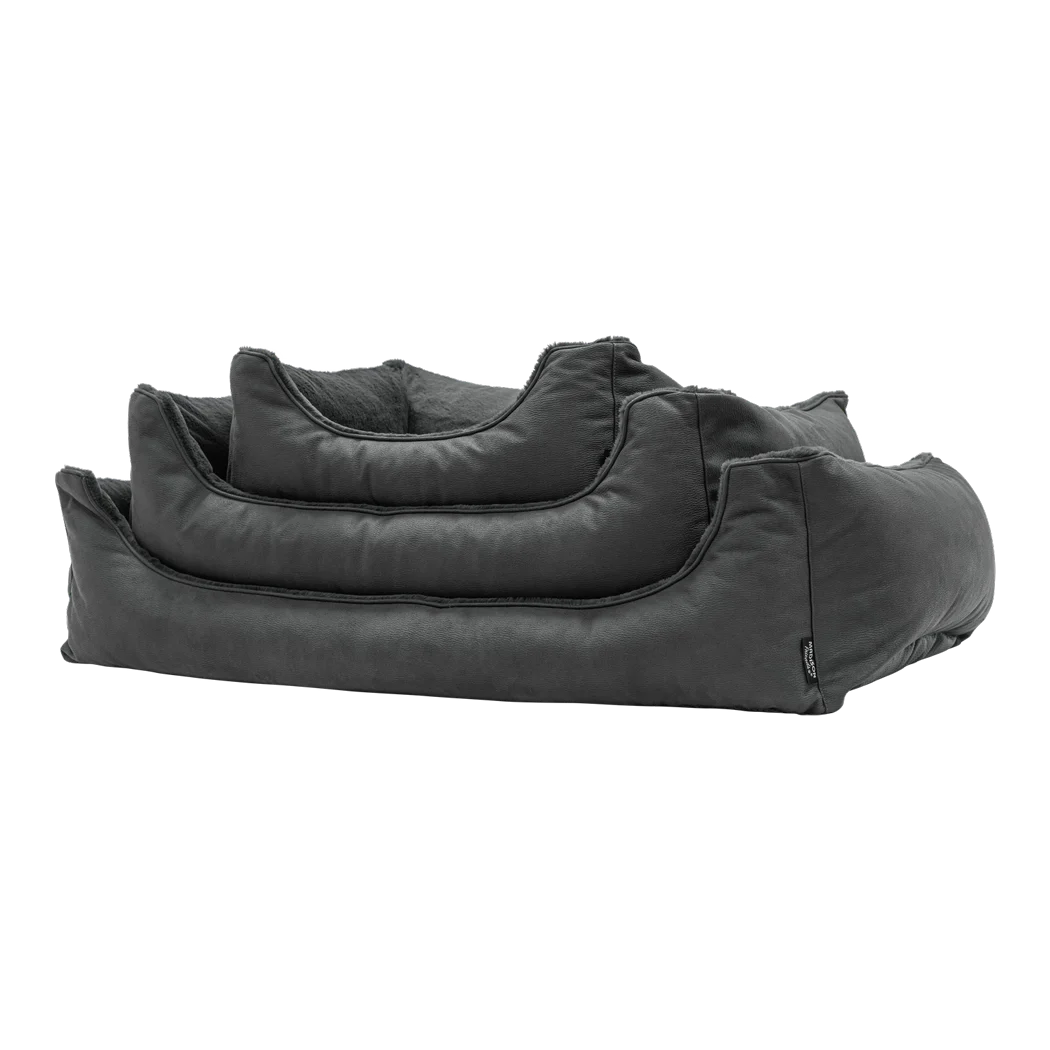 Ortopedický psí polštář s paměťovou pěnou, šedý S – Madison Sofa Orthopedisch - Obrázek 1