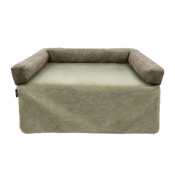 Ortopedický pelíšek pro psy s paměťovou pěnou Taupe S – Madison Sofa Orthopedisch