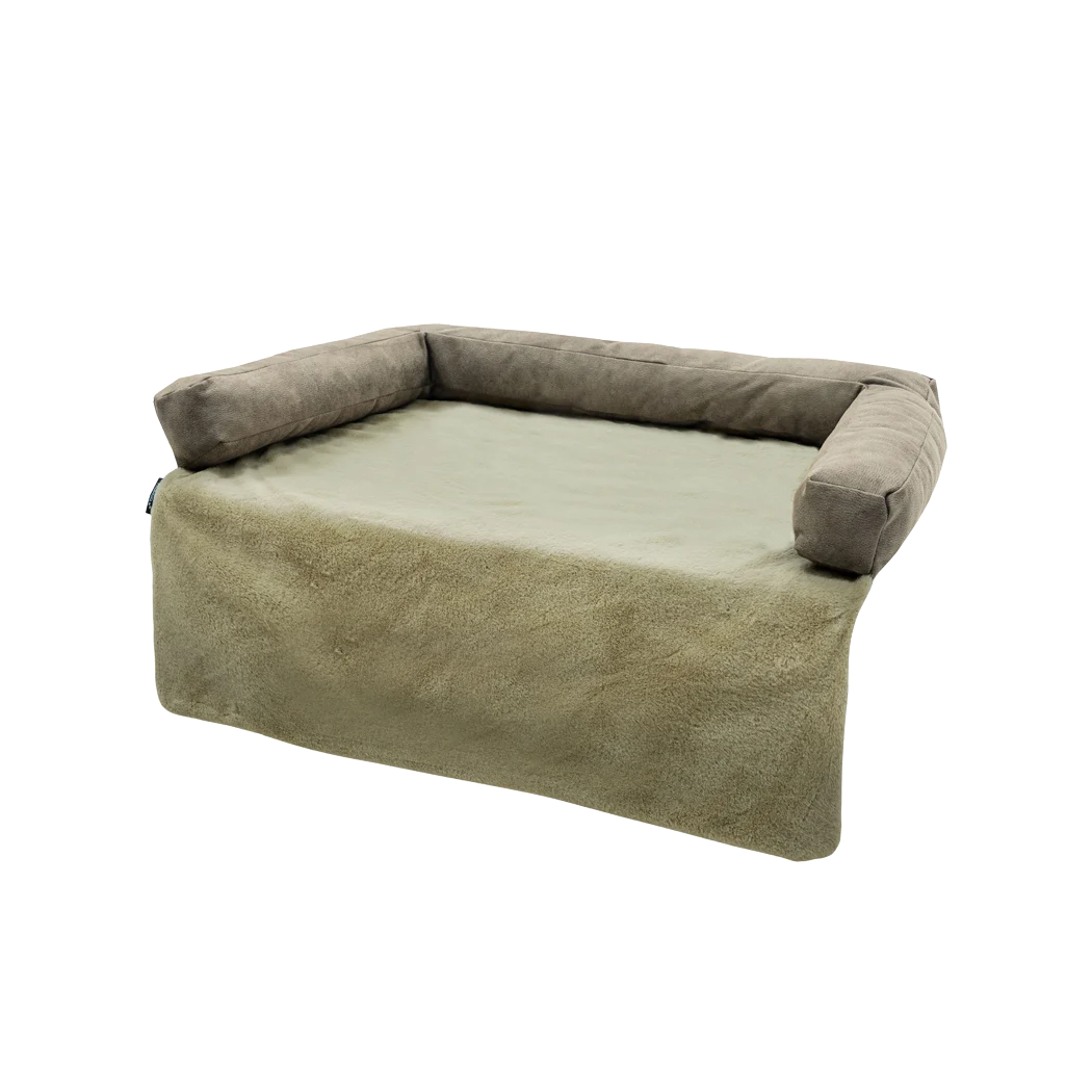 Ochranná podložka na pohovku pro psy se zvýšenými okraji, taupe, S, 58 x 70 cm – Madison Travel & Sofa Protector - Obrázek 1