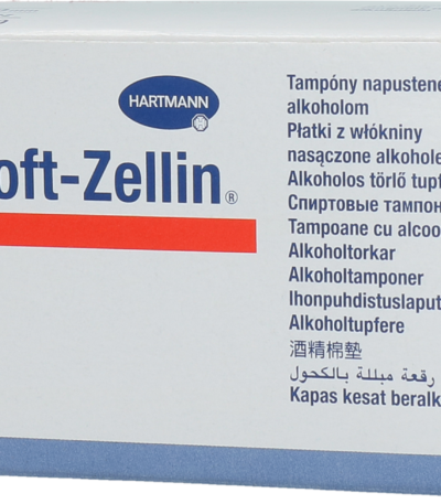 Alkoholové tampony k čištění ústí struku – Hartmann Soft-Zellin