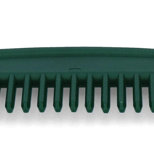 Plastový hřeben na hřívu, 100 mm, zelený – Vplast