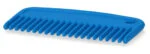 Plastový hřeben na hřívu, 100 mm, modrý – Vplast