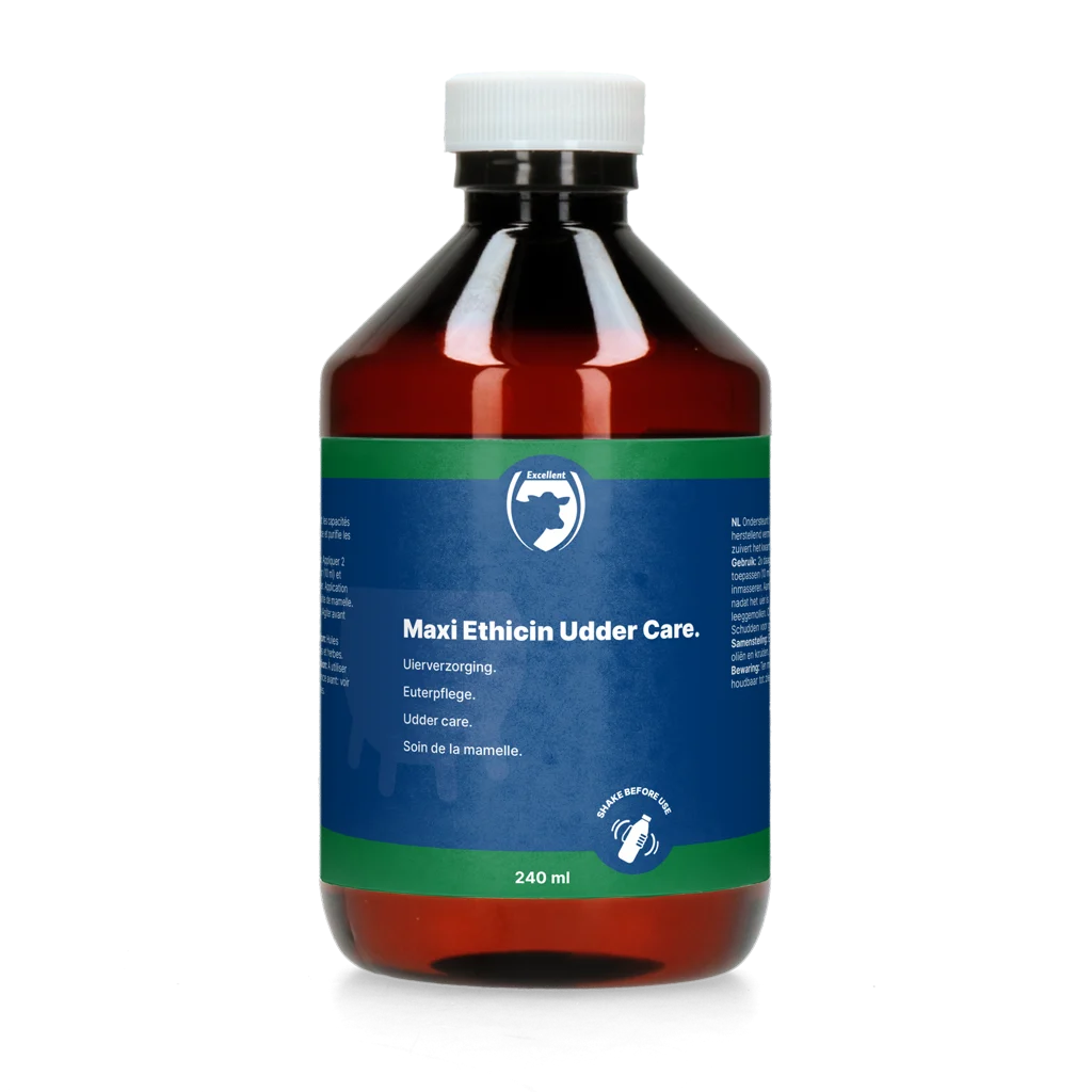 Přípravek pro péči o vemeno s éterickými oleji a včelím voskem, 240 ml – Excellent Maxi Ethicin - Obrázek 1