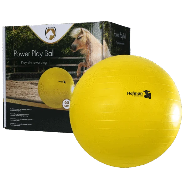 Žlutý hrací míč pro koně, 65 cm – Maximus Power Play Ball