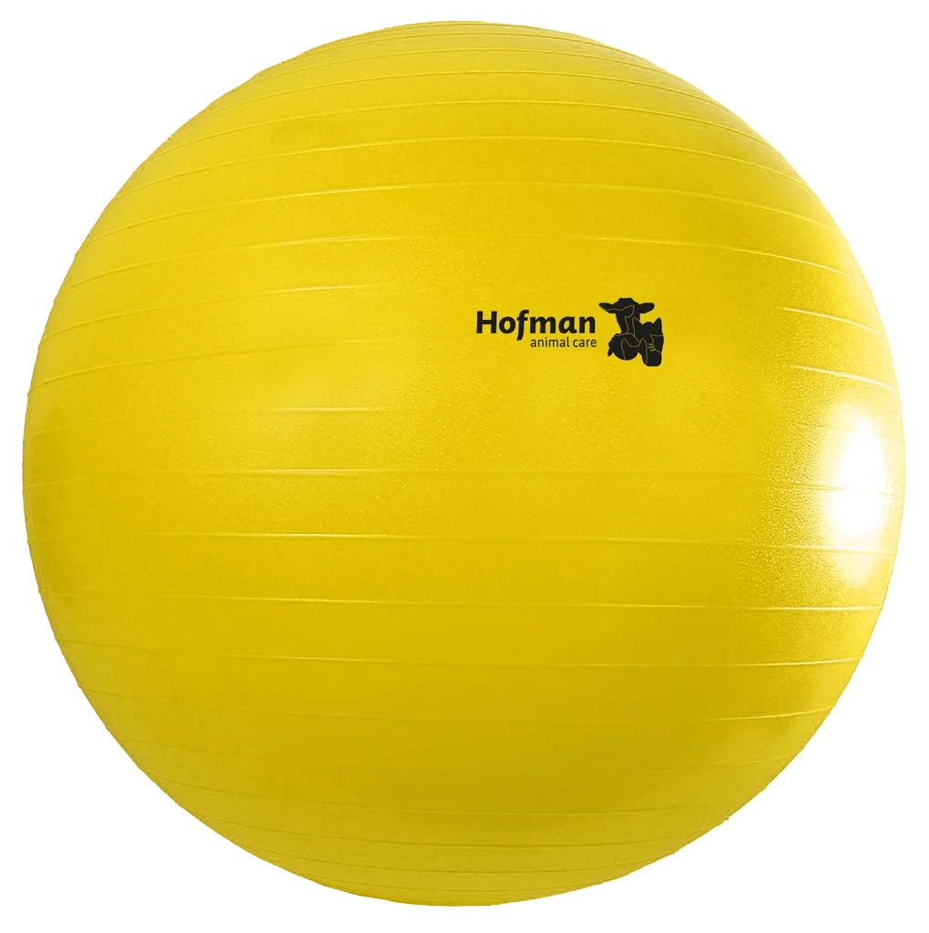 Míč na hraní pro koně, žlutý, 75 cm – Maximus Power Play Ball - Obrázek 2