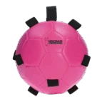 Hračka pro koně s elastickými poutky, 19 cm, růžová – Excellent Horse Fun Play Ball - Obrázek 2