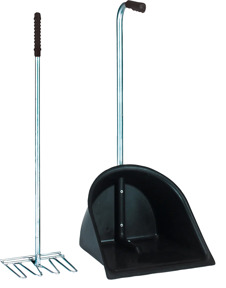 Sada Mestboy se sběrnou nádobou 78 cm a hráběmi 85 cm černá - Obrázek 1