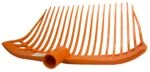 Plastové vidle na hnůj bez násady, oranžové, 41 x 36 x 11 cm – Vplast - Obrázek 3