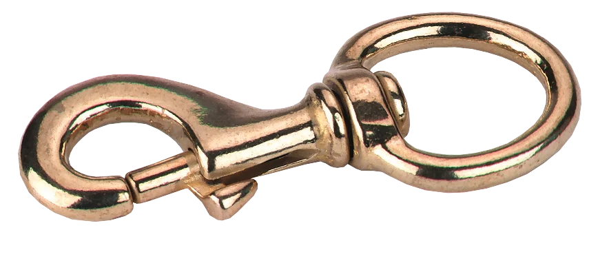 Karabina ve zlaté barvě, 9 x 4 cm - Obrázek 1