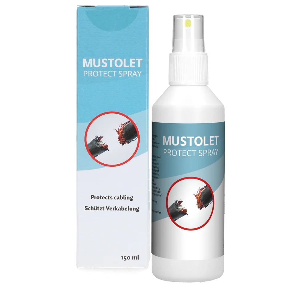 Sprej proti kunám na kabely v autě a do kůlen – Mustolet Protect Spray - Obrázek 2
