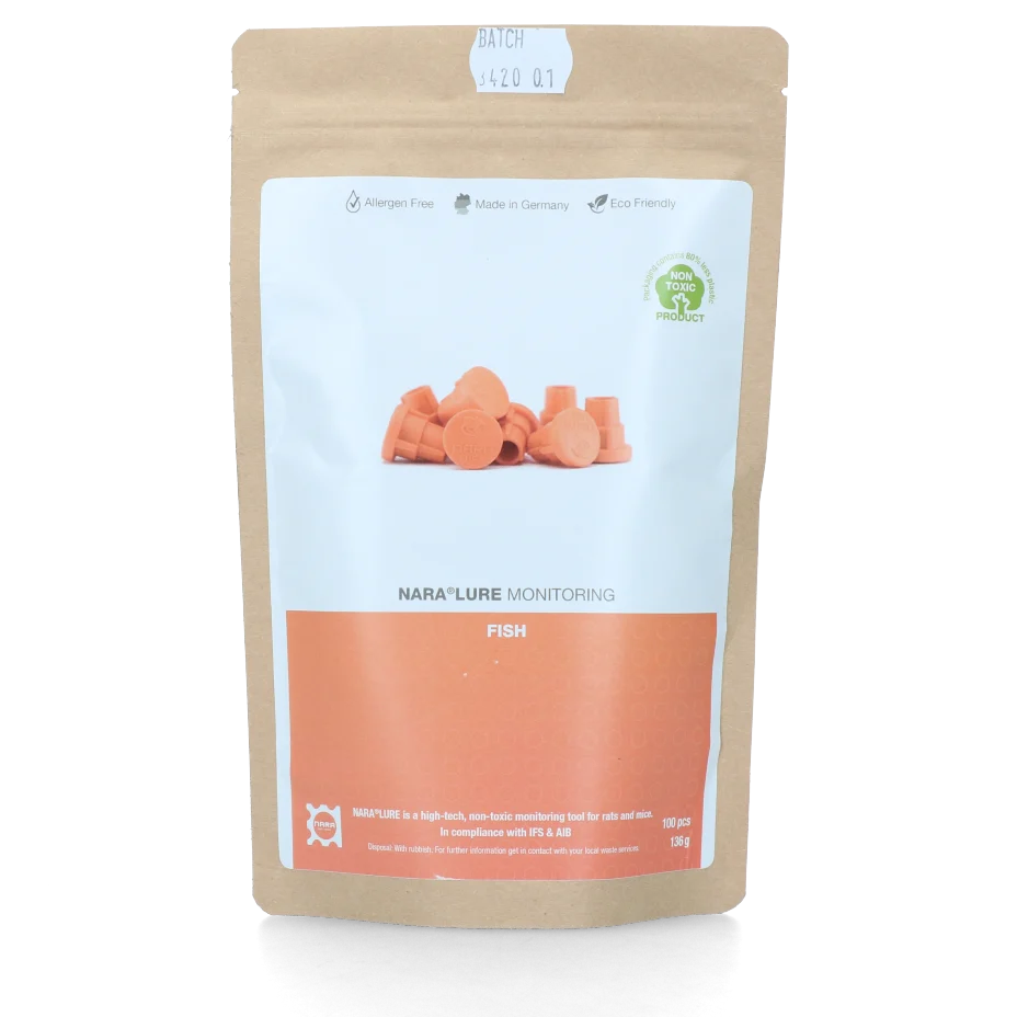 NARA0111.png Plastová nástraha na myši a krysy s rybím aromatem, 100 kusů – Nara Lure - Obrázek 1