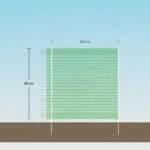 Zahradní ohradní síť s oky 0,5 cm, výška 80 cm, délka 20 m – Euro-Netz Universal - Obrázek 6