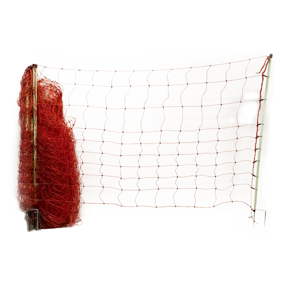 Ohradníková síť proti vlkům s dvojitými hroty, výška 120 cm, 50 m – Euro-Netz Wolf Jumbo - Obrázek 1