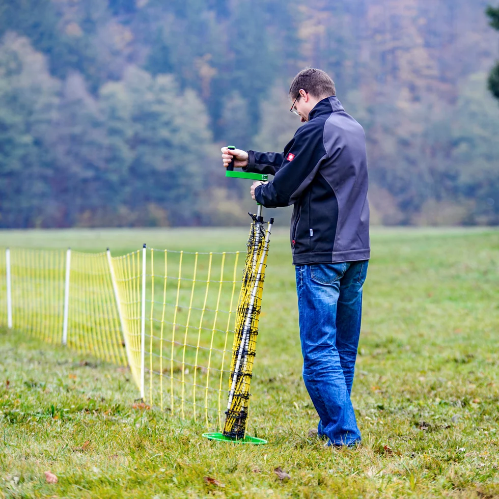 Naviják na ovčí sítě do 125 cm, s 1 klikou a 1 tyčí – Twist Butler - Obrázek 2