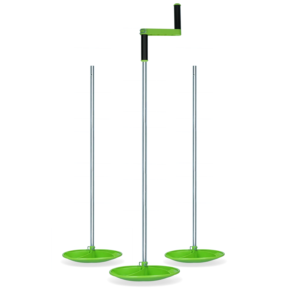 Naviják na ovčí sítě pro ohrady do 125 cm, 3 tyče a 1 klika – Twist Butler - Obrázek 1