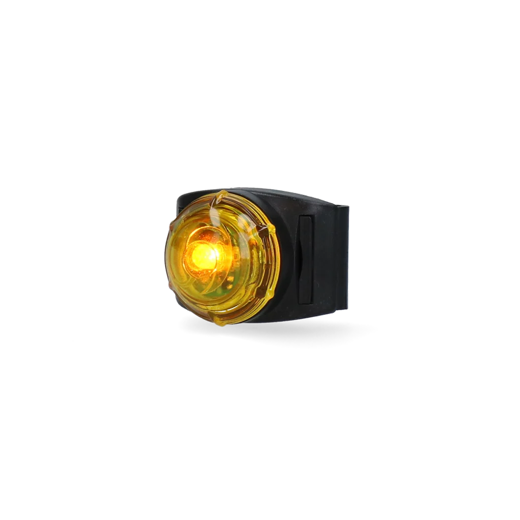 Bezpečnostní světýlko na obojek pro psy, žluté, 2 režimy svícení – Nightwalk Safety Light - Obrázek 4